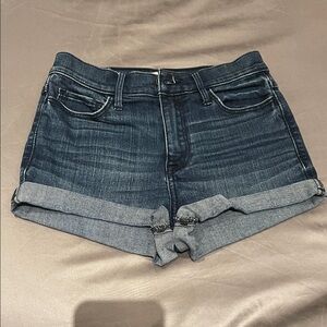 Abercrombie & Fitch Rolled Cuff Denim Shorts – Size 0 / 25